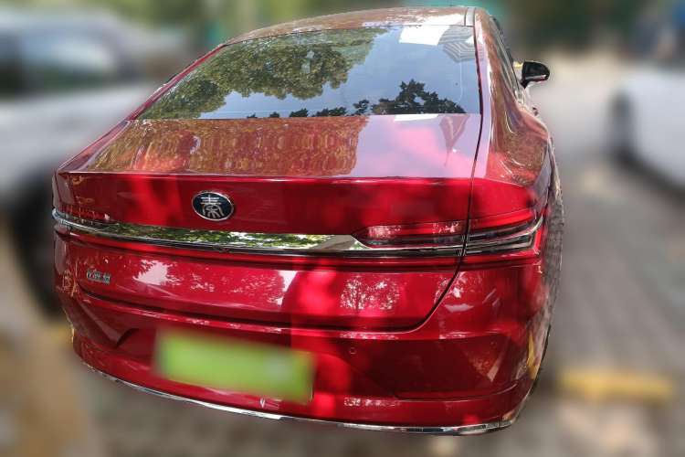 Used BYD Qin Pro New Energy 2019 EV Super Edition High-Power Smart Connect Luxurious Model Rear