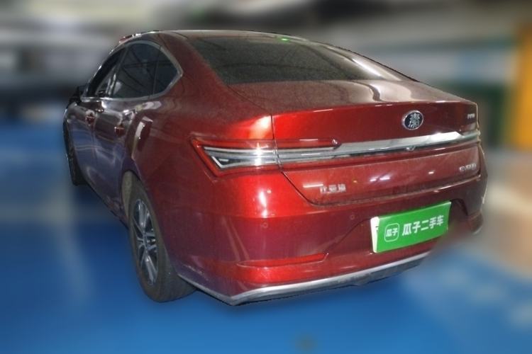 Used BYD Qin Pro New Energy 2019 EV Super Edition High-Power Long-Range Smart-Connected Leading Model Rear Left 45 Deg