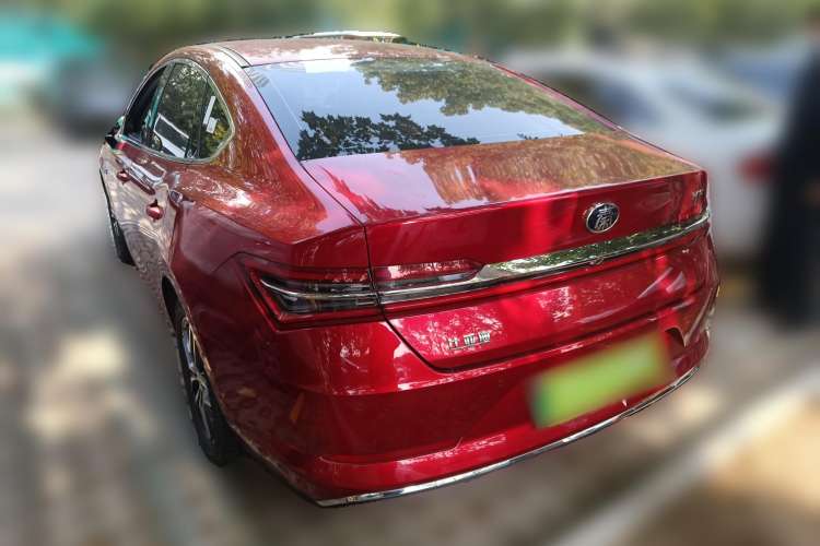 Used BYD Qin Pro New Energy 2019 EV Super Edition High-Power Smart Connect Luxurious Model Rear Left 45 Deg