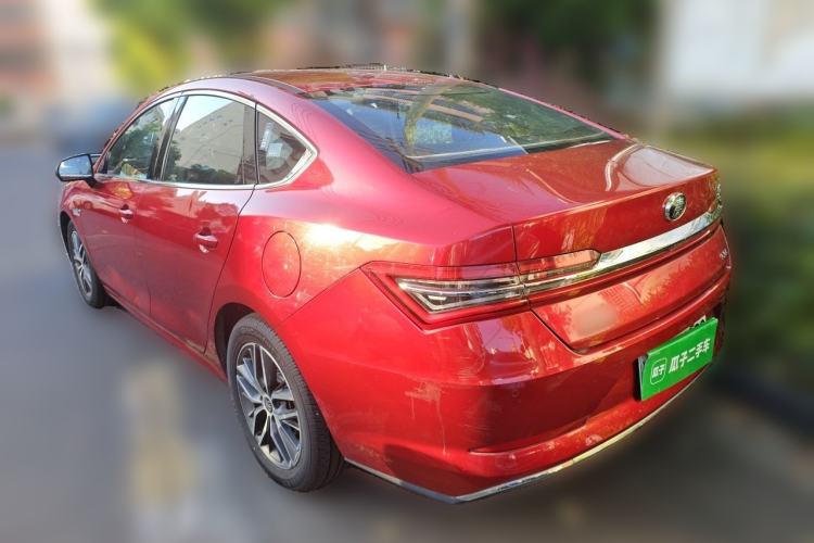 Used BYD Qin Pro New Energy 2019 DM Super Edition 1.5TI Automatic Smart Connect Enjoyment Model China VI Standard Rear Left 45 Deg