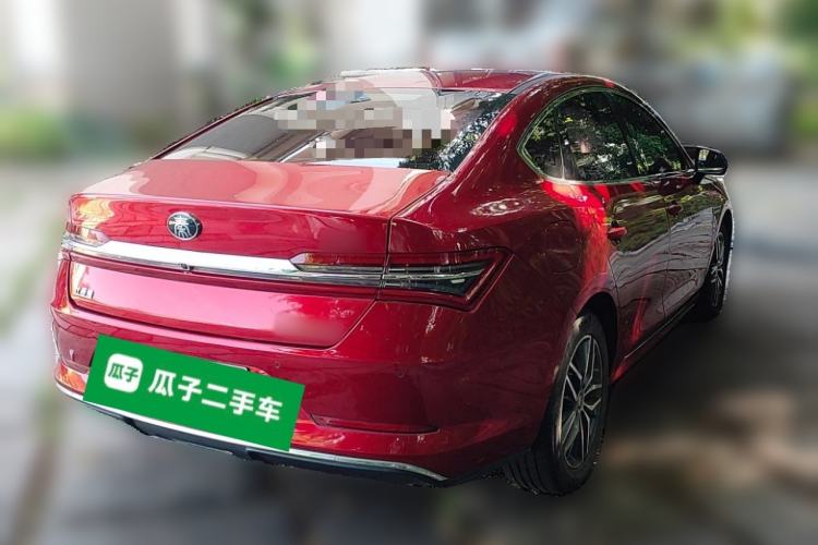 Used BYD Qin Pro New Energy 2019 EV Super Edition High-Power Long-Range Smart-Connected Leading Model Rear Right 45 Deg