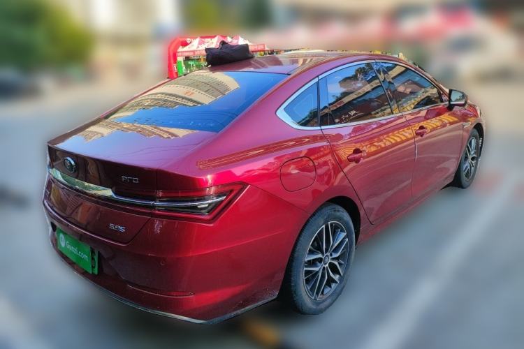 Used BYD Qin Pro New Energy 2019 DM Super Edition 1.5TI Automatic Smart Connect Prestige Model China VI Standard Rear Right 45 Deg
