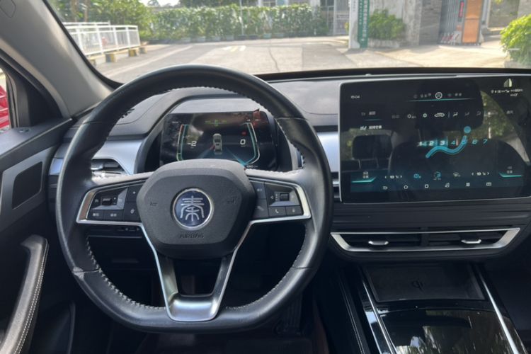 Used BYD Qin Pro New Energy 2019 DM Super Edition 1.5TI Automatic Smart Connect Enjoyment Model China VI Standard Steering Wheel