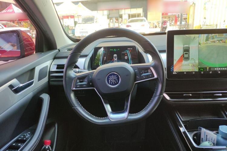 Used BYD Qin Pro New Energy 2019 DM Super Edition 1.5TI Automatic Smart Connect Prestige Model China VI Standard Steering Wheel