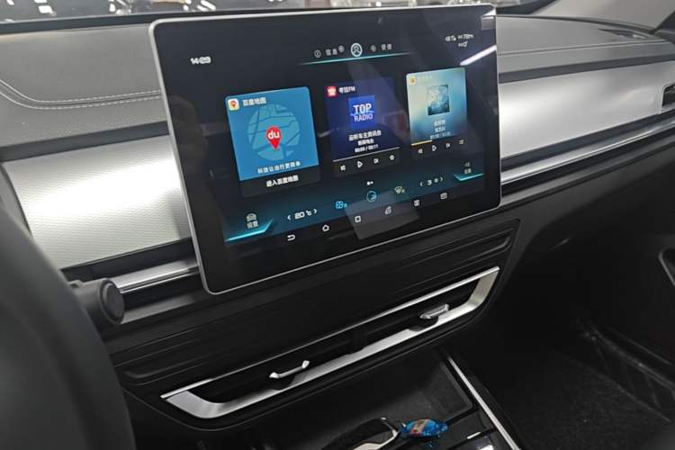 Used BYD Qin Pro New Energy 2019 DM Super Edition 1.5TI Automatic Smart Connect X-Trail Model China VI Standard Audio And AC Panel