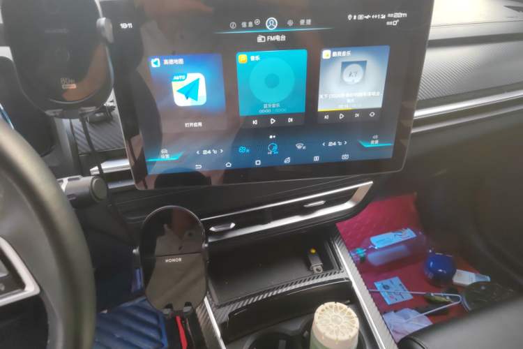 Used BYD Qin Pro New Energy 2019 DM Super Edition 1.5TI Automatic Smart Connect Enjoyment Model China VI Standard Audio And AC Panel