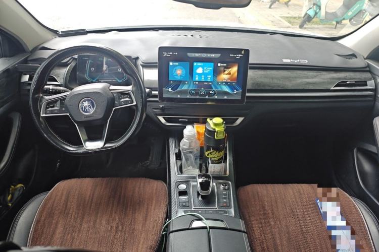 Used BYD Qin Pro New Energy 2019 EV Super Edition High-Power Long-Range Smart-Connected Cutting-Edge Model Center Console