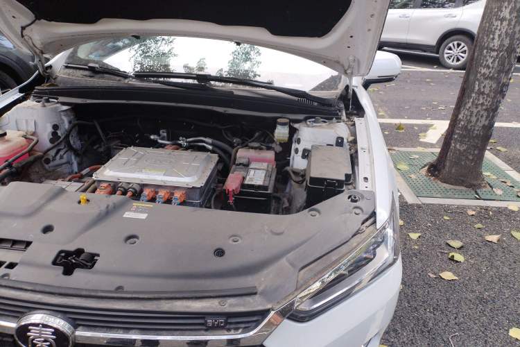 Used BYD Qin Pro New Energy 2019 EV Super Edition Standard Version Smart Connect Leading Style Engine Bay Left