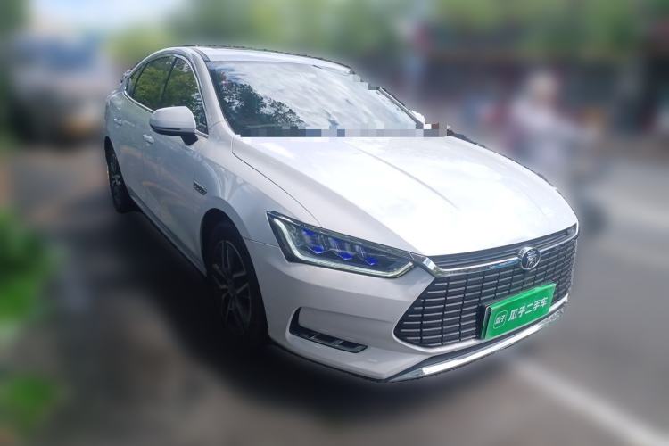 Used BYD Qin Pro New Energy 2019 EV Super Edition High-Power Long-Range Smart-Connected Leading Model Front Right 45 Deg