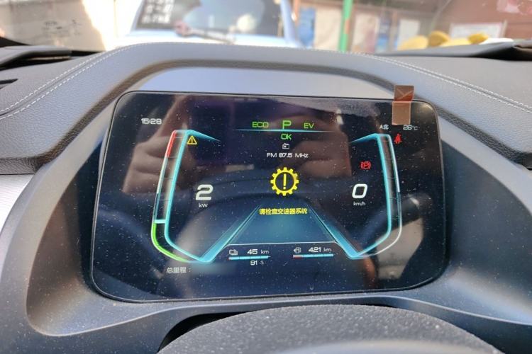 Used BYD Qin Pro New Energy 2019 DM Super Edition 1.5TI Automatic Smart Connect X-Trail Model China VI Standard Instrument Cluster