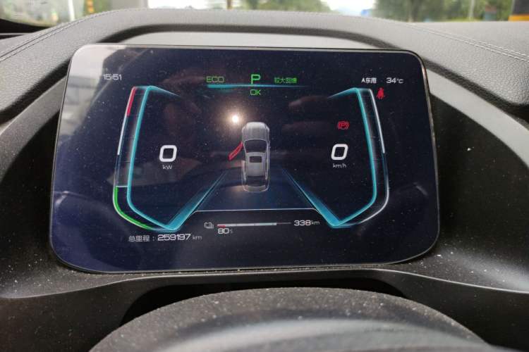 Used BYD Qin Pro New Energy 2019 EV Super Edition High-Power Smart Connect Leading Model Instrument Cluster