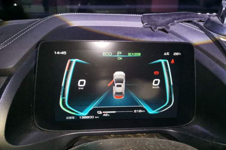 Used BYD Qin Pro New Energy 2019 EV Super Edition High-Power Long-Range Smart-Connected Cutting-Edge Model Instrument Cluster