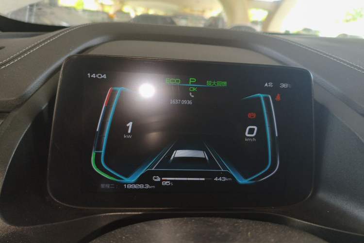 Used BYD Qin Pro New Energy 2019 EV Super Edition High-Power Long-Range Smart-Connected Cutting-Edge Model Instrument Cluster