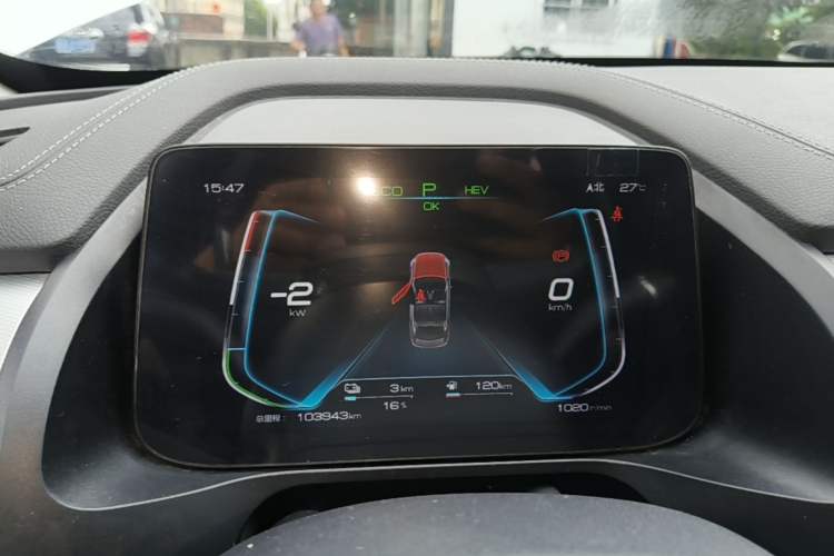 Used BYD Qin Pro New Energy 2019 DM Super Edition 1.5TI Automatic Smart Connect X-Trail Model China VI Standard Instrument Cluster