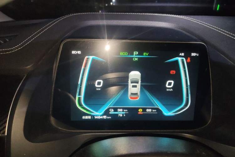 Used BYD Qin Pro New Energy 2019 DM Super Edition 1.5TI Automatic Smart Connect Speedy Model China VI Standard Instrument Cluster