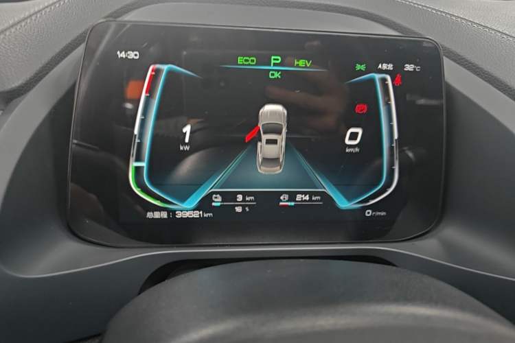 Used BYD Qin Pro New Energy 2019 DM Super Edition 1.5TI Automatic Smart Connect X-Trail Model China VI Standard Instrument Cluster