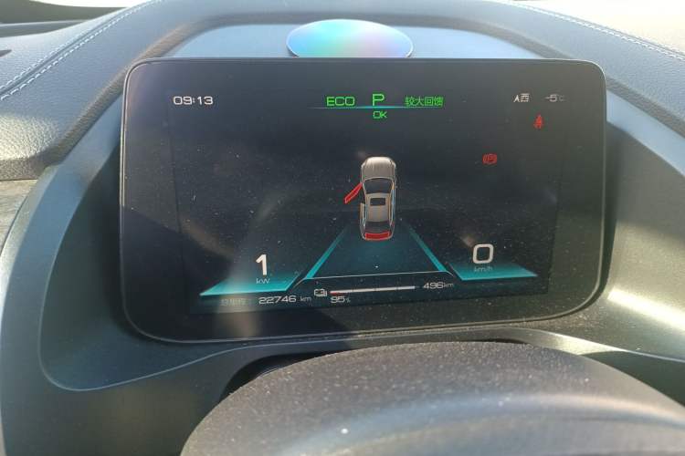 Used BYD Qin Pro New Energy 2019 EV Super Edition High-Power Long-Range Smart-Connected Cutting-Edge Model Instrument Cluster
