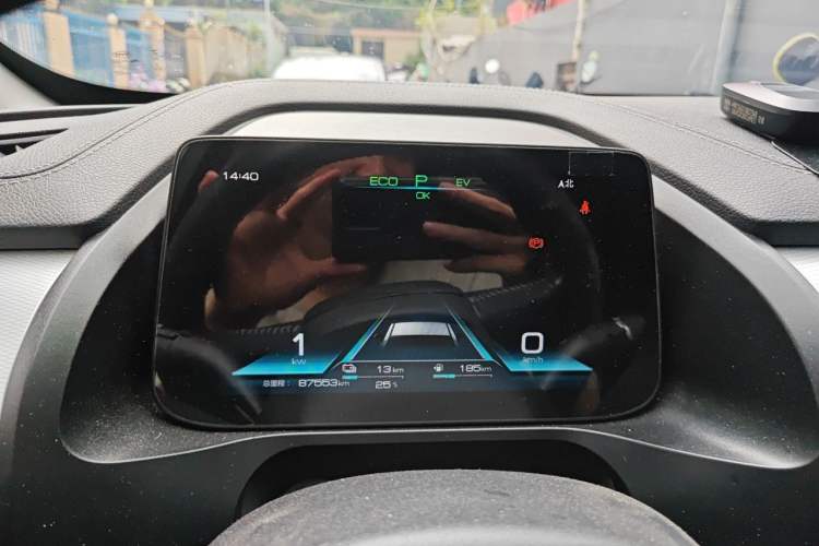 Used BYD Qin Pro New Energy 2019 DM Super Edition 1.5TI Automatic Smart Connect Prestige Model China VI Standard Instrument Cluster