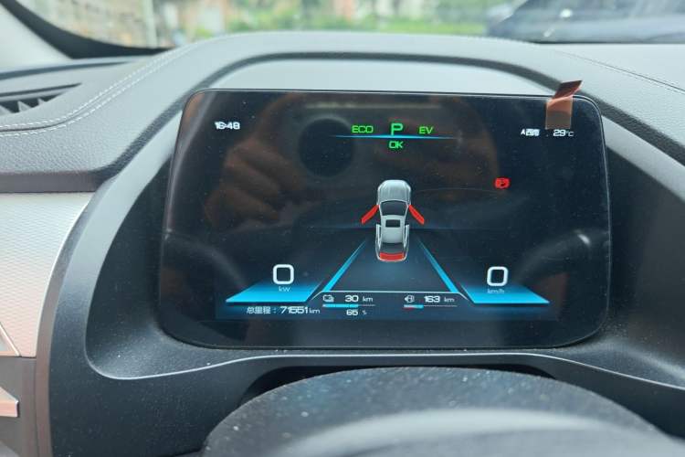 Used BYD Qin Pro New Energy 2019 DM Super Edition 1.5TI Automatic Smart Connect X-Trail Model China VI Standard Instrument Cluster
