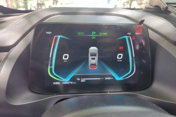 Used BYD Qin Pro New Energy 2019 EV Super Edition High-Power Smart Connect & Premium Model Instrument Cluster