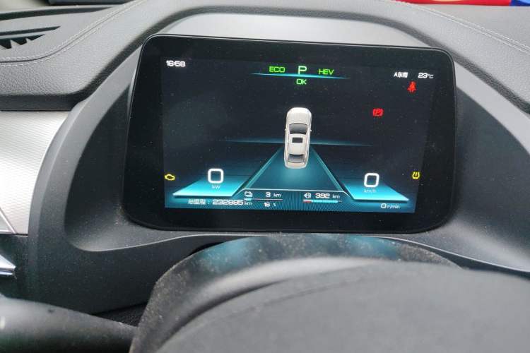 Used BYD Qin Pro New Energy 2019 DM Super Edition 1.5TI Automatic Smart Connect X-Trail Model China VI Standard Instrument Cluster