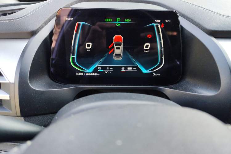 Used BYD Qin Pro New Energy 2019 DM Super Edition 1.5TI Automatic Smart Connect X-Trail Model China VI Standard Instrument Cluster