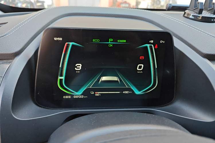 Used BYD Qin Pro New Energy 2019 EV Super Edition High-Power Long-Range Smart-Connected Cutting-Edge Model Instrument Cluster