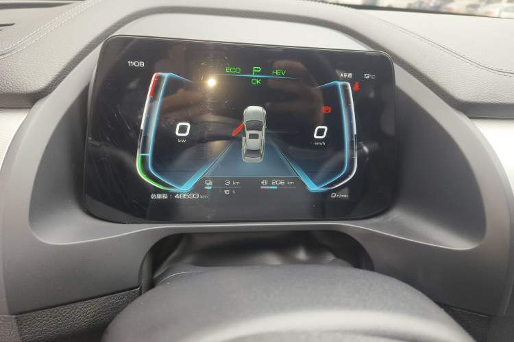 Used BYD Qin Pro New Energy 2019 DM Super Edition 1.5TI Automatic Smart Connect Speedy Model China V Standard Instrument Cluster