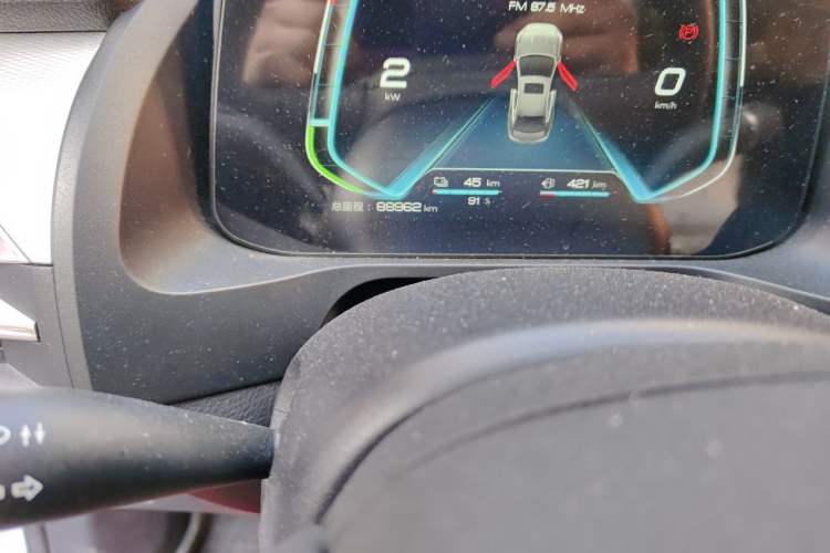 Used BYD Qin Pro New Energy 2019 DM Super Edition 1.5TI Automatic Smart Connect X-Trail Model China VI Standard Odometer Close Up