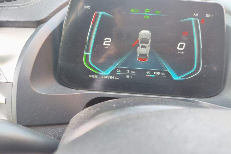 Used BYD Qin Pro New Energy 2019 DM Super Edition 1.5TI Automatic Smart Connect Speedy Model China VI Standard Odometer Close Up