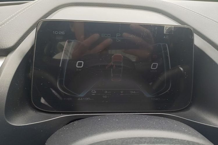 Used BYD Qin Pro New Energy 2019 DM Super Edition 1.5TI Automatic Smart Connect Prestige Model China VI Standard Odometer Close Up
