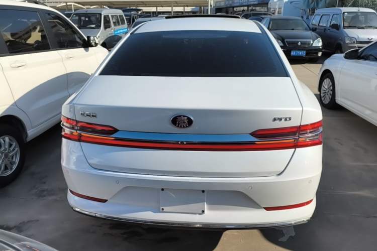 Used BYD Qin Pro New Energy 2019 EV Super Edition High-Power Smart Connect Luxurious Model Rear