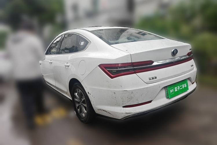 Used BYD Qin Pro New Energy 2019 DM Super Edition 1.5TI Automatic Smart Connect Prestige Model China VI Standard Rear Left 45 Deg