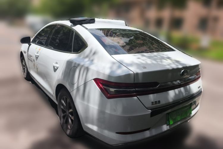 Used BYD Qin Pro New Energy 2019 DM Super Edition 1.5TI Automatic Smart Connect X-Trail Model China VI Standard Rear Left 45 Deg