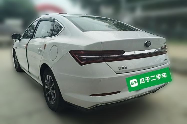 Used BYD Qin Pro New Energy 2019 DM Super Edition 1.5TI Automatic Smart Connect Prestige Model China VI Standard Rear Left 45 Deg