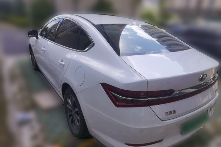 Used BYD Qin Pro New Energy 2019 DM Super Edition 1.5TI Automatic Smart Connect X-Trail Model China VI Standard Rear Left 45 Deg