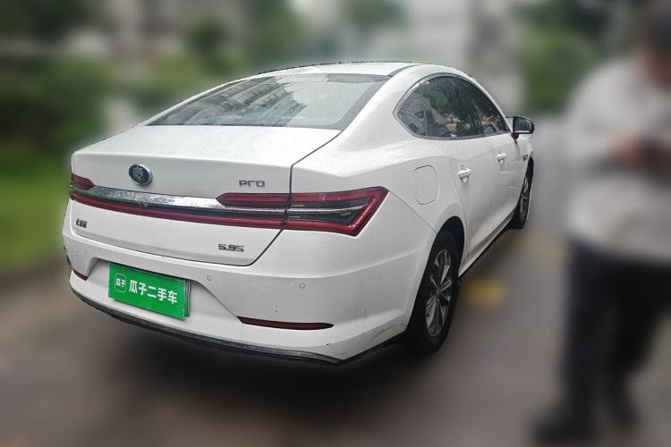 Used BYD Qin Pro New Energy 2019 DM Super Edition 1.5TI Automatic Smart Connect Prestige Model China VI Standard Rear Right 45 Deg
