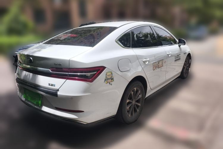 Used BYD Qin Pro New Energy 2019 DM Super Edition 1.5TI Automatic Smart Connect X-Trail Model China VI Standard Rear Right 45 Deg