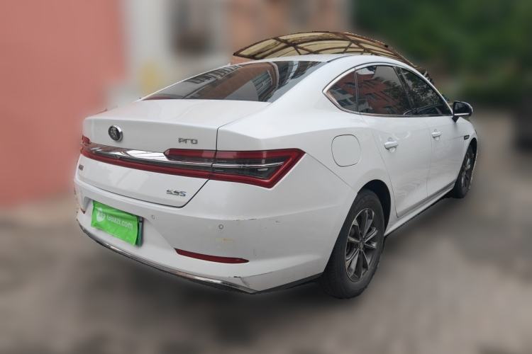 Used BYD Qin Pro New Energy 2019 DM Super Edition 1.5TI Automatic Smart Connect X-Trail Model China VI Standard Rear Right 45 Deg