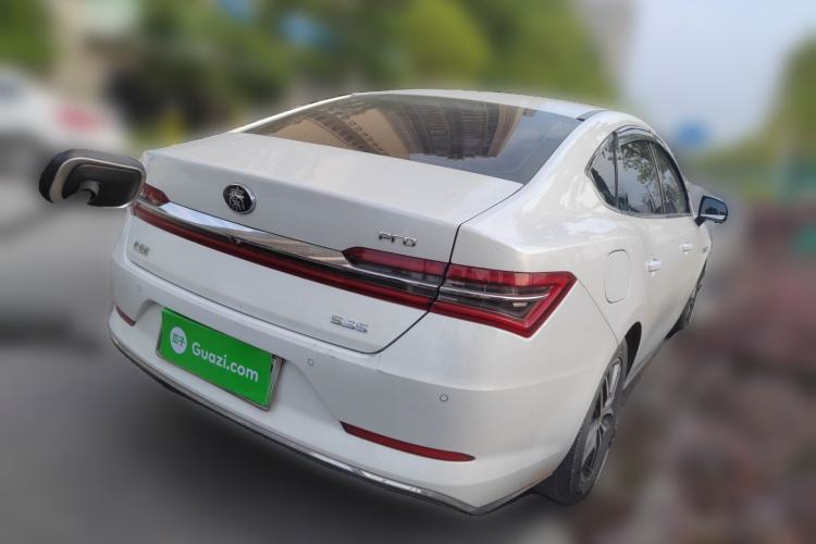 Used BYD Qin Pro New Energy 2019 DM Super Edition 1.5TI Automatic Smart Connect Enjoyment Model China VI Standard Rear Right 45 Deg