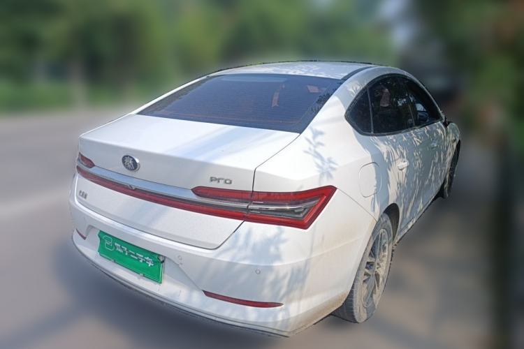 Used BYD Qin Pro New Energy 2019 EV Super Edition High-Power Smart Connect Luxurious Model Rear Right 45 Deg