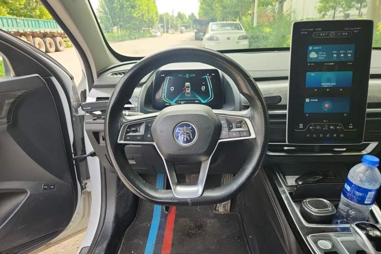 Used BYD Qin Pro New Energy 2019 EV Super Edition High-Power Long-Range Smart-Connected Cutting-Edge Model Steering Wheel