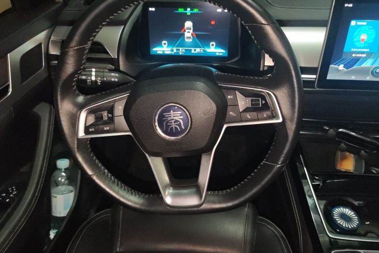 Used BYD Qin Pro New Energy 2019 DM Super Edition 1.5TI Automatic Smart Connect X-Trail Model China VI Standard Steering Wheel