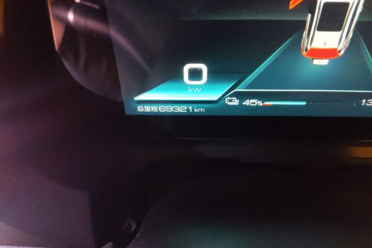 Used BYD S2 2019 YUE Comfort Model Odometer Close Up