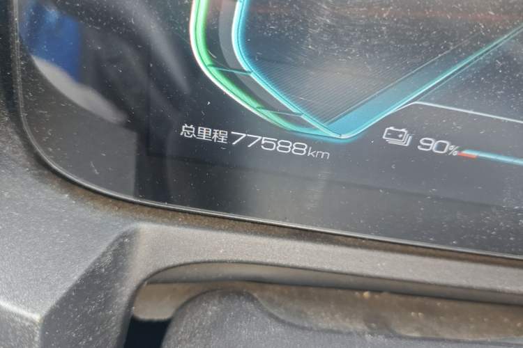 Used BYD S2 2019 Smart Standard Version Odometer Close Up