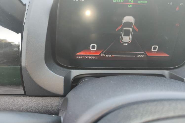 Used BYD S2 2019 Smart Standard Version Odometer Close Up
