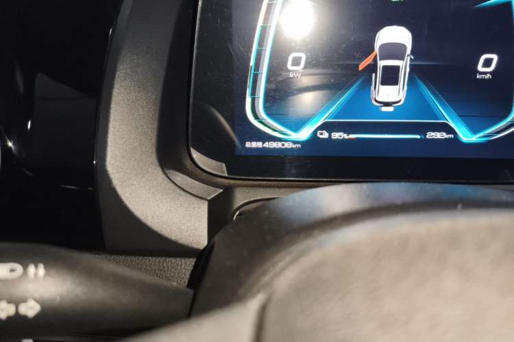 Used BYD S2 2019 Smart Standard Version Odometer Close Up