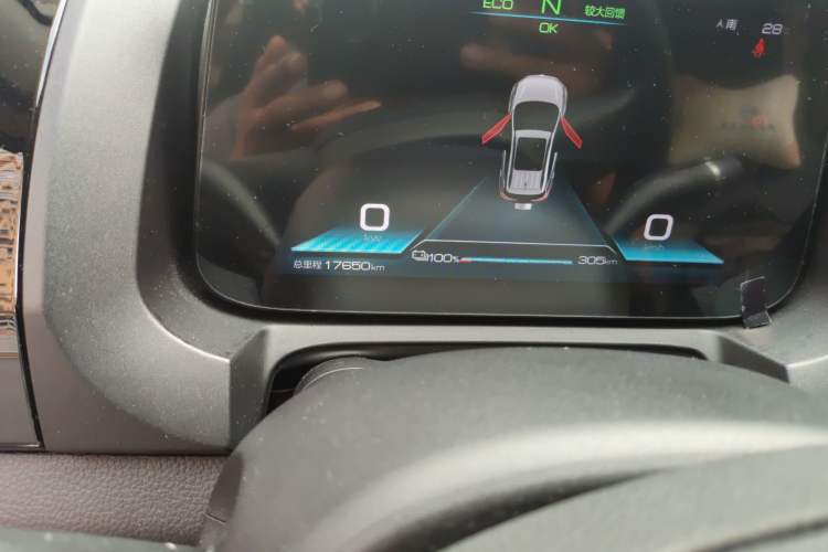 Used BYD S2 2019 YUE Comfort Model Odometer Close Up