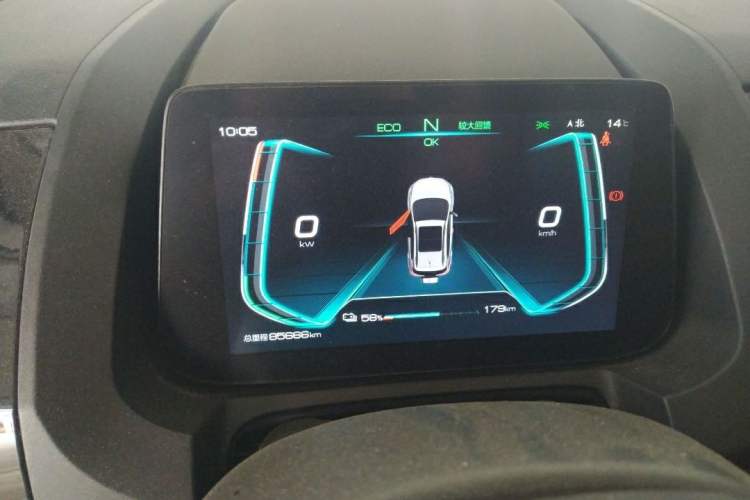 Used BYD S2 2019 YUE Comfort Model Odometer Close Up