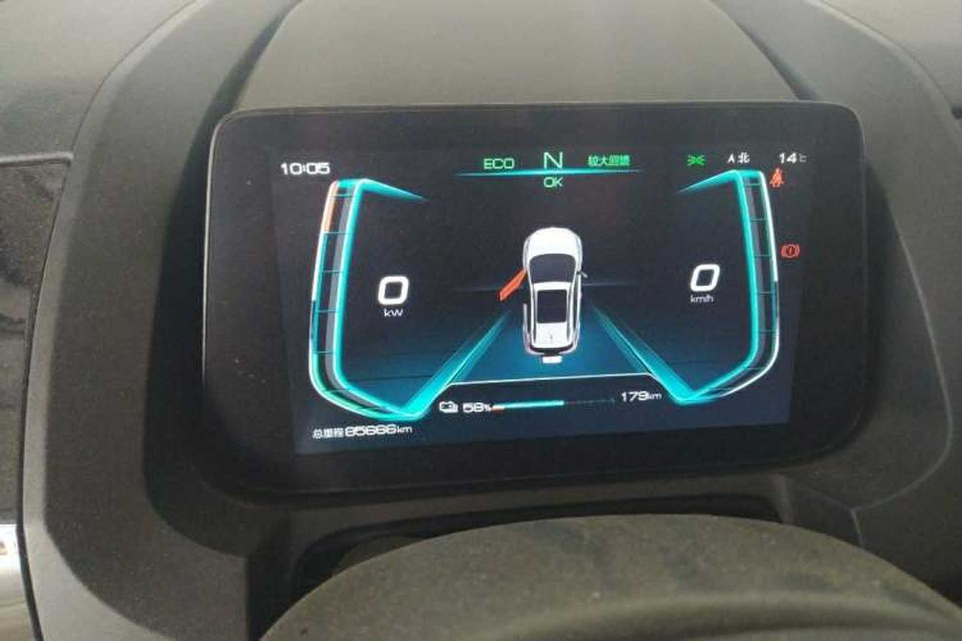 Used BYD S2 2019 YUE Comfort Model Odometer Close Up